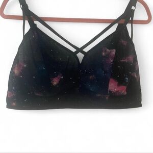 Celestial Print Strappy Bralette